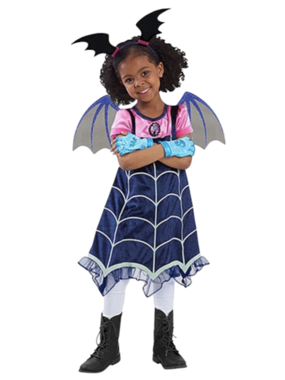 Disney Juniors Girls Vampirina Dress Up Outfit Halloween Costume 4-6X